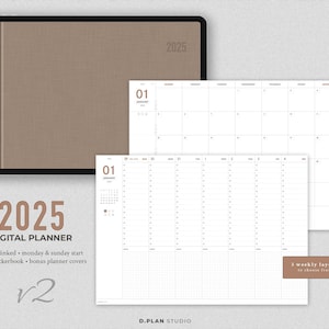 2025 Hyperlinked Digital Planner - V2