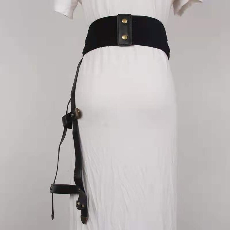 waistband,dress decoration,rock pu belt pu leather tassel belt cool belt,waist accessories leather dress,black leather belt,punk belt