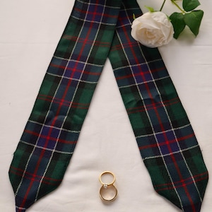 Tartan Handfasting Ribbon SINCLAIR HUNTING MODERN