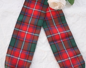 Ruban mariage tartan RATTRAY ROUGE MODERNE