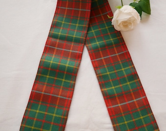 Tartan Handfasting Ribbon BURNETT ANCIENT