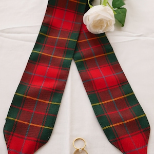 Tartan Handfasting Ribbon BURNETT MODERN