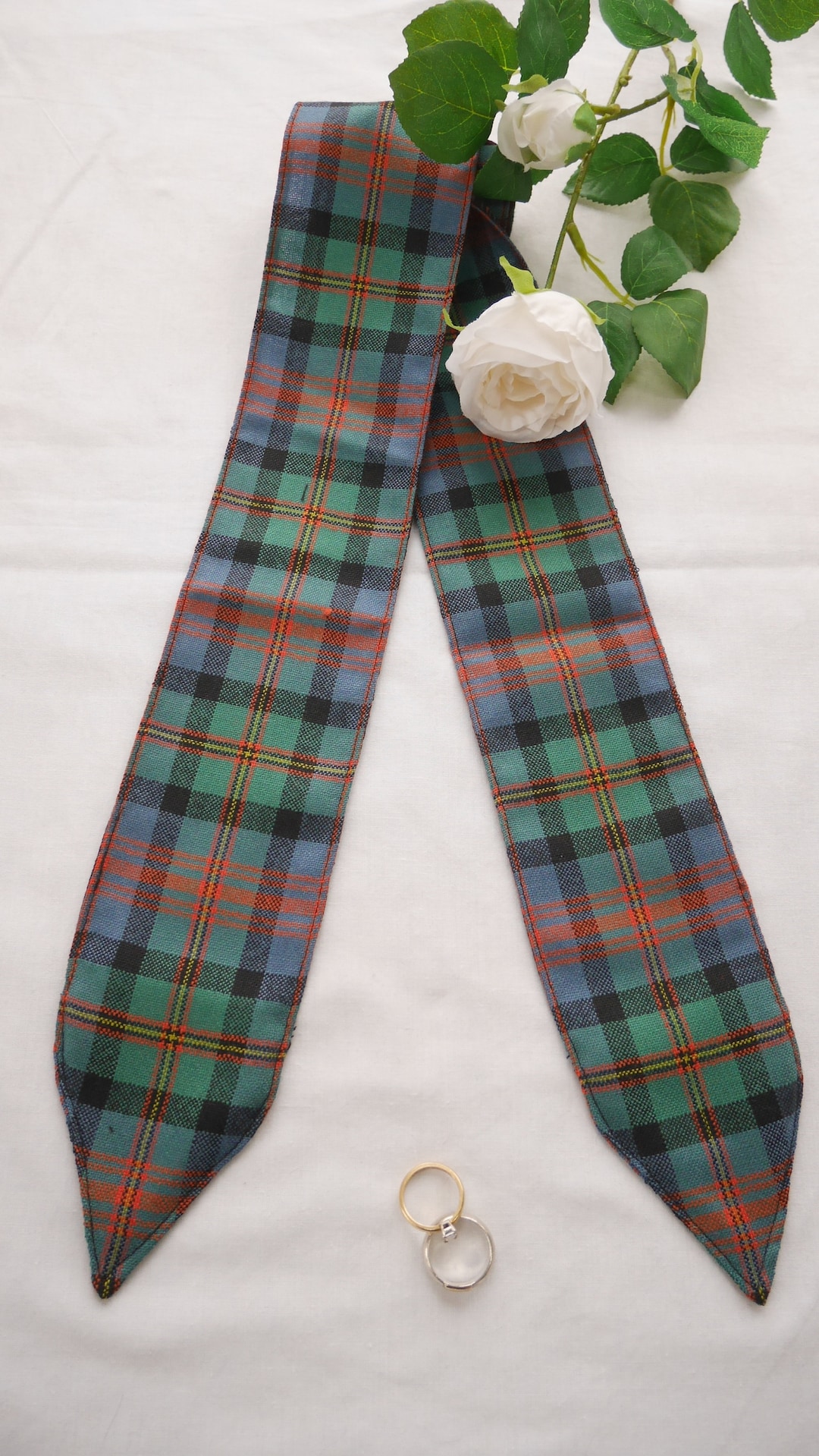 Hadn Ribbons Tartan Handfasting Ribbon LOGAN & Mclennan ANCIENT - Etsy