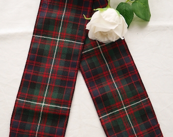 Tartan Handfasting Ribbon MACDONALD GLENGARRY MODERN