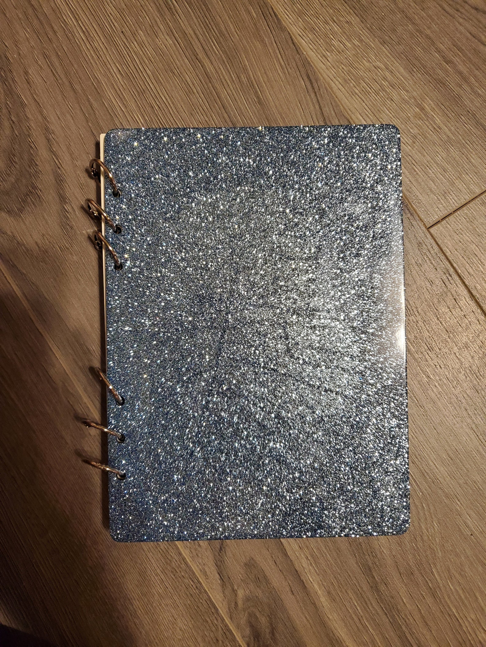 Handmade journal epoxy resin notebook journal medium 40 page etsy