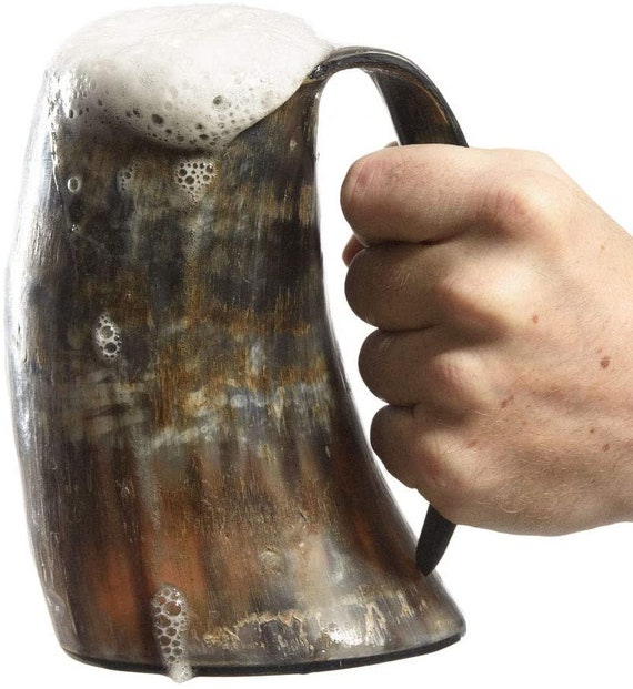 Coffee Horn, Coffee Mug, Viking Drinking Horn Mug, Beer Mug, Groomsmen  Gift, Groomsman, Best Man, Game of Thrones, Gifts for Men, Small Mug 
