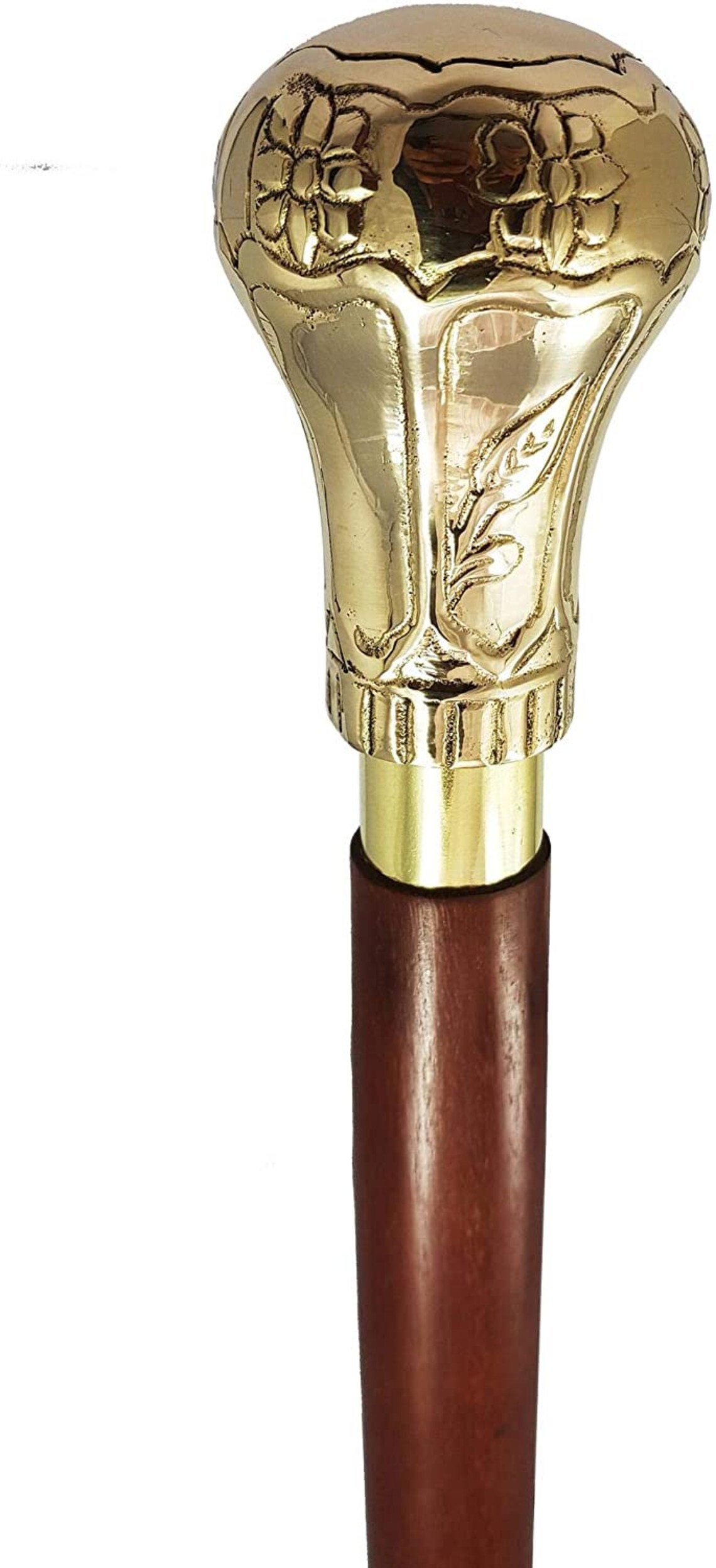 Knob Handle Wooden Walking Stick Cane With Rosewood Stick Etsy UK
