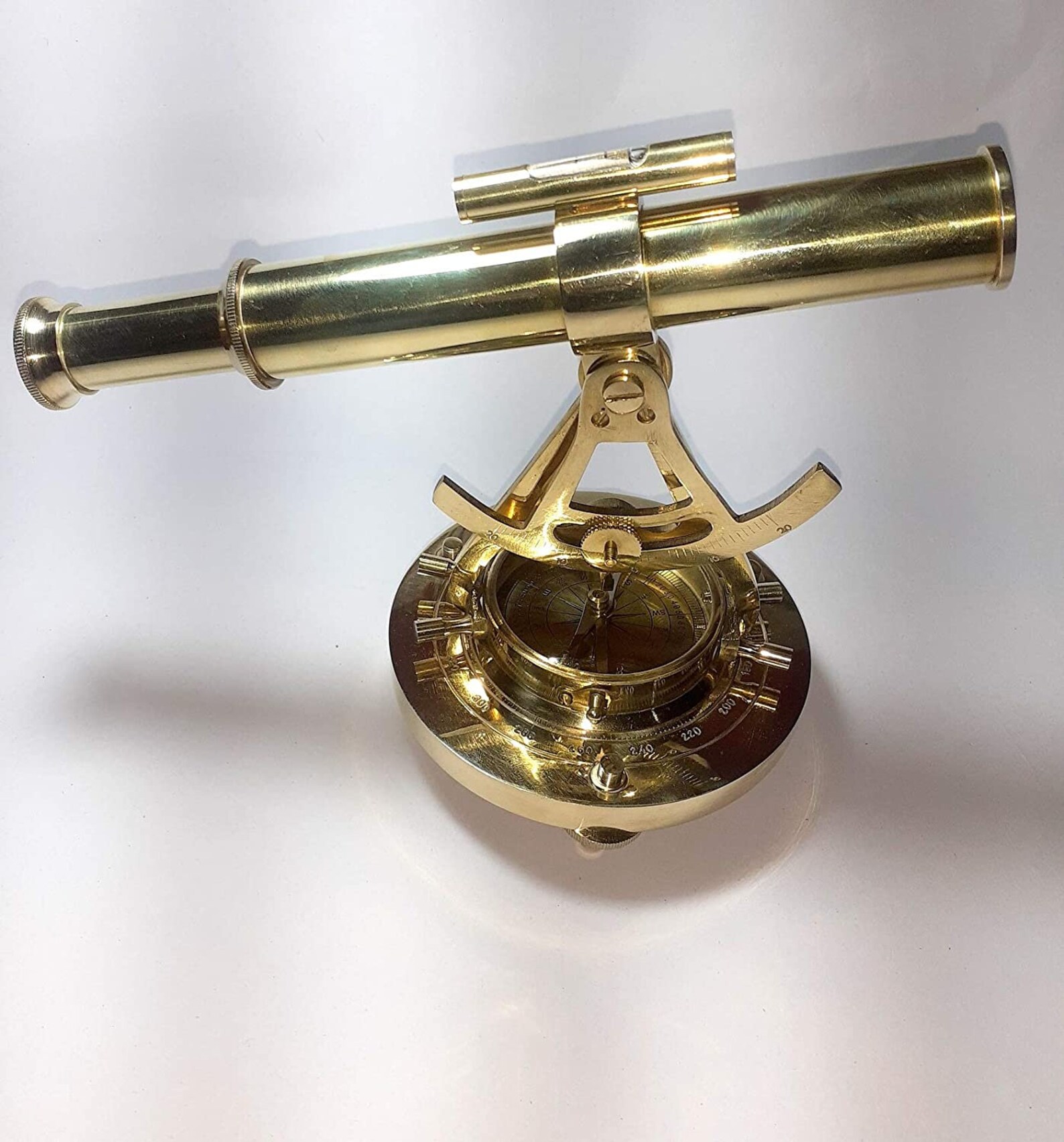 8 Brass ALIDATE Telescope Compass With Base Compass 8 INCH Etsy
