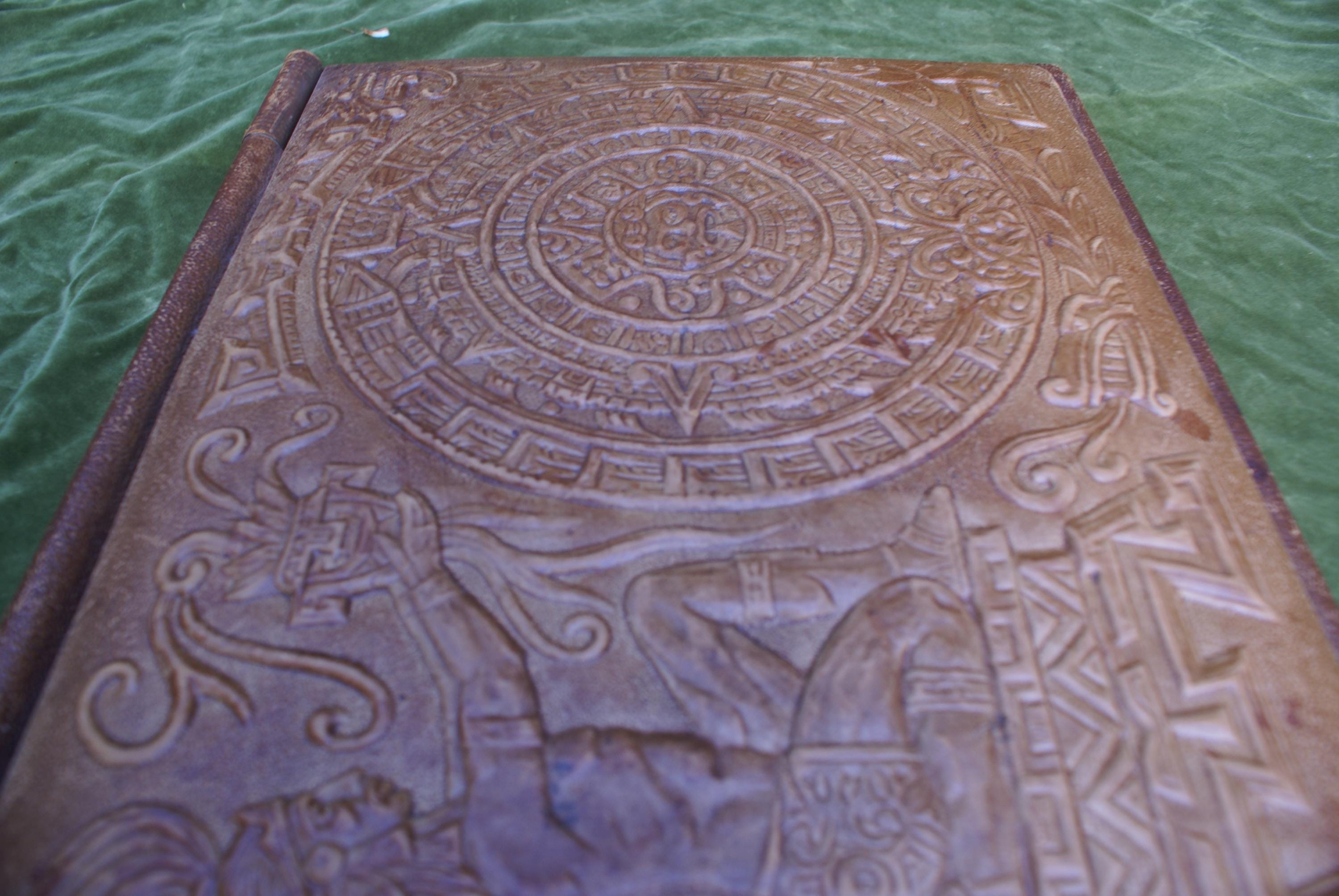 Monumental Tooled Leather Intricating Desk Writing Set, Port Folio - Etsy