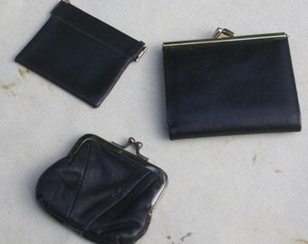 Petit porte monnaie noir - TENDANCE RETRO-VINTAGE 81