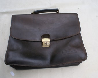 Vintage briefcase, Arthur and Aston, leather, handbag for man