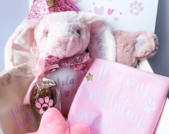 Dog Birthday Hamper, Dog Birthday Gift, Dog Hamper, Dog Birthday Present, Personalised Dog Gift, Dog Toy, Personalised Dog Birthday Gift Box