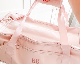 Personalised Gym Bag: Custom Duffle, Weekend Travel Holdall, Overnight Bag