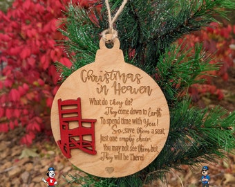 Family Tree Personalized Natural Wood Heart Ornament
