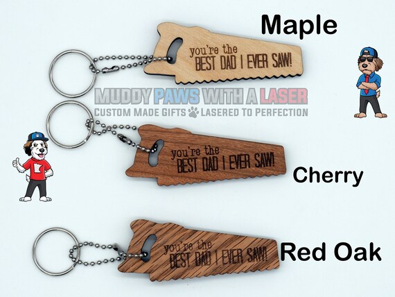 Worlds Best Dad Rifles and chains - Cedar Ornament Worlds Best Dad Rifles and chains - Cedar Ornament