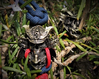 Samurai paracord beads Japanese warrior lanyard beads Big japanese samurai