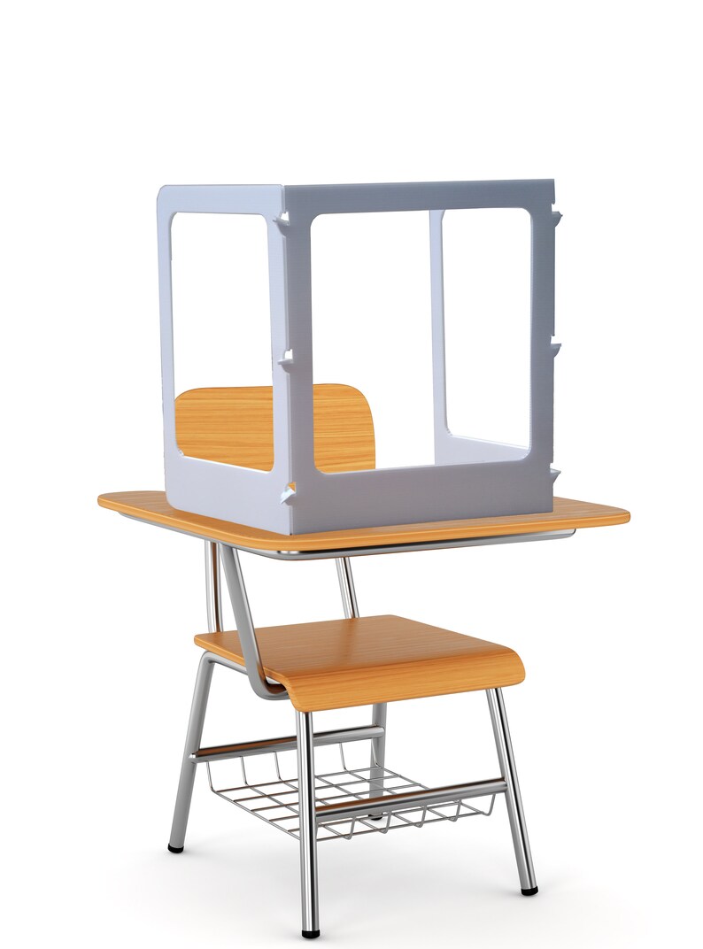 Bulk 20 Corrugated Plastic Student Desk Shields Clear Etsy