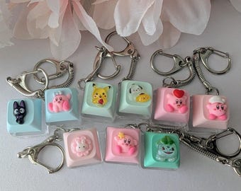 Keycap Clicker Toy - Anime/Video Game Fidget Toy, Handmade Accessory, Kawaii Gift