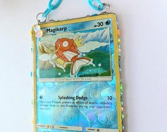 Handmade Resin Charm l Double sided Pokemon Card Charm l Accessory for Bags
