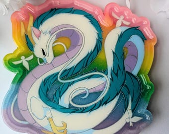 Anime-Inspired Handmade Hand-Painted Resin Trinket Tray – Jewelry Dish & Display Art