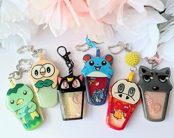 Resin Character Charm – Kawaii Anime inspired - Hand Painted Bag Accessory -Otaku Gift