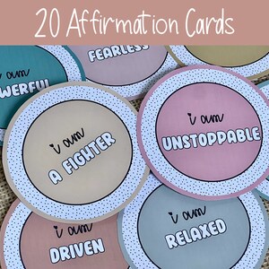 365 Affirmations Digital Download Positivity Quotes Jar Printable Inspirational Positive Quotes Thinking 20 inspiring Affirmation Cards