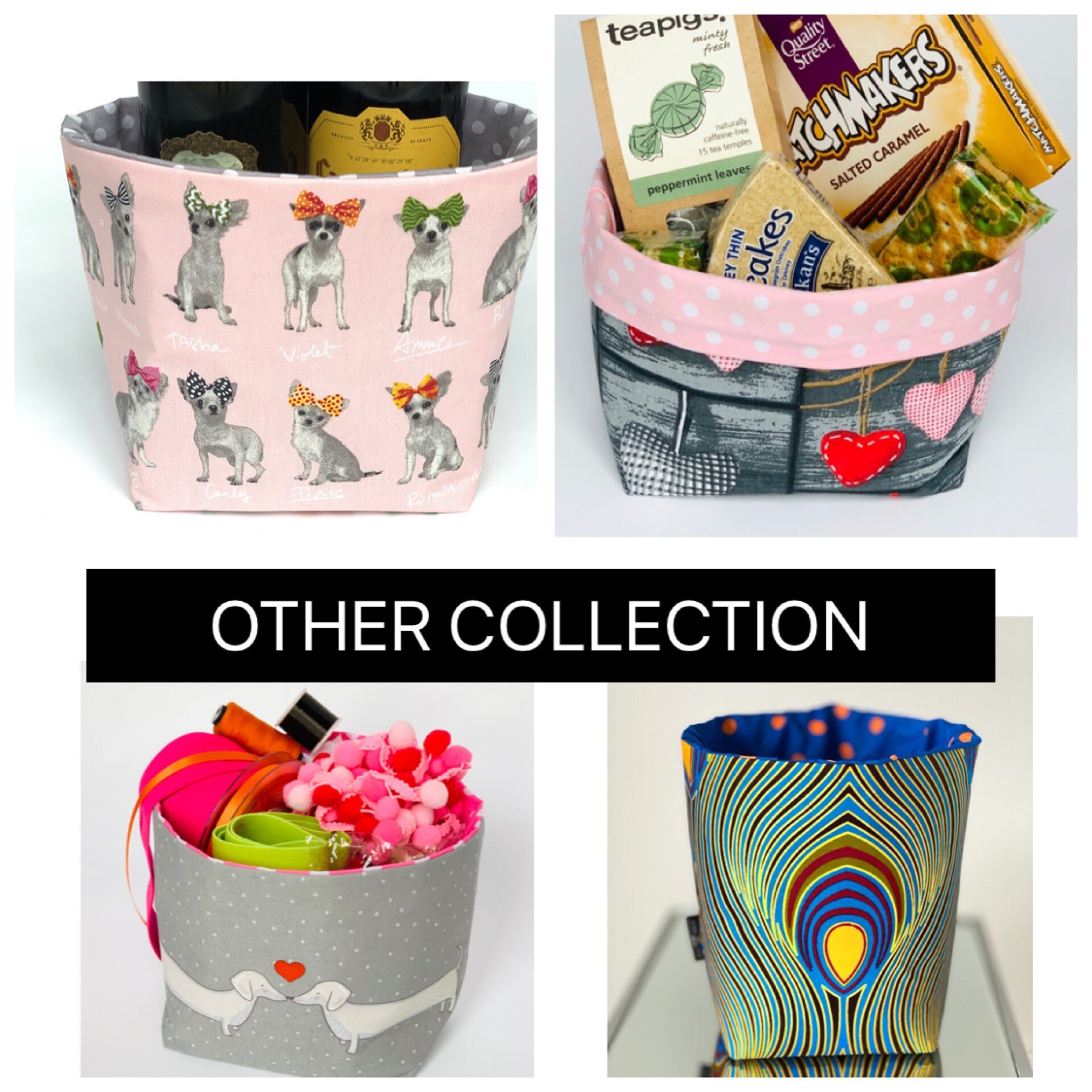 Stoffkörbe Handgemachte Geschenke Stoff Blumentöpfe | Etsy