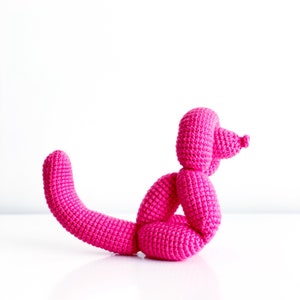 Monkey Balloon Animal Crochet PATTERN ONLY Instant DOWNLOAD! Amigurumi, balloon animal crochet pattern