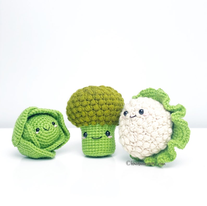 50 Crochet Pattern Bundle EBOOK PDF KnotMonsters Farmer's Market Ed Amigurumi How to Beginner Easy Simple Basic Tutorial Fruit Vegetables image 3