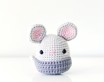 Mouse Crochet PATTERN ONLY pdf DOWNLOAD! Amigurumi Crochet Patterns Beginner Easy Simple Basic How to Fun Doll Toy