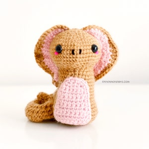 King Cobra Snake Crochet PATTERN ONLY Instant DOWNLOAD! Amigurumi Stuffed Animal Doll Plush Plushie Plushy Blanket Toy Kit Reptile