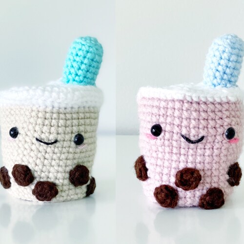 flippable boba plush