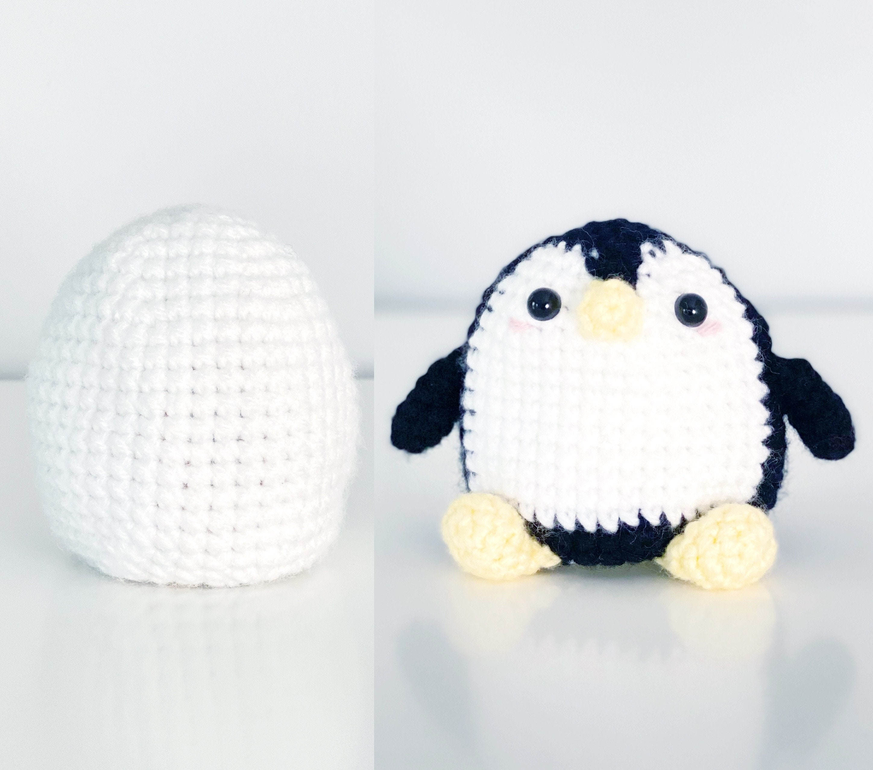 reversible penguin plush