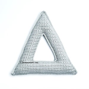 Buchstabe Delta Häkelanleitung NUR! PDF download Amigurumi Anleitung Anleitung How to Tutorial Anfänger Einfach Alphabet Zeichen Symbole Griechisch