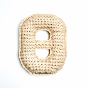¡SOLO PATRÓN de crochet de letra Theta! Descargar PDF Guía de instrucciones de Amigurumi Cómo hacer un tutorial Principiante Fácil Alfabeto Caracteres Símbolos Griego