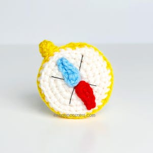 ENDAST virkmönster för handkompass! PDF-nedladdning KnotMonsters Amigurumi Hur man gör nybörjare enkelt och enkelt camping