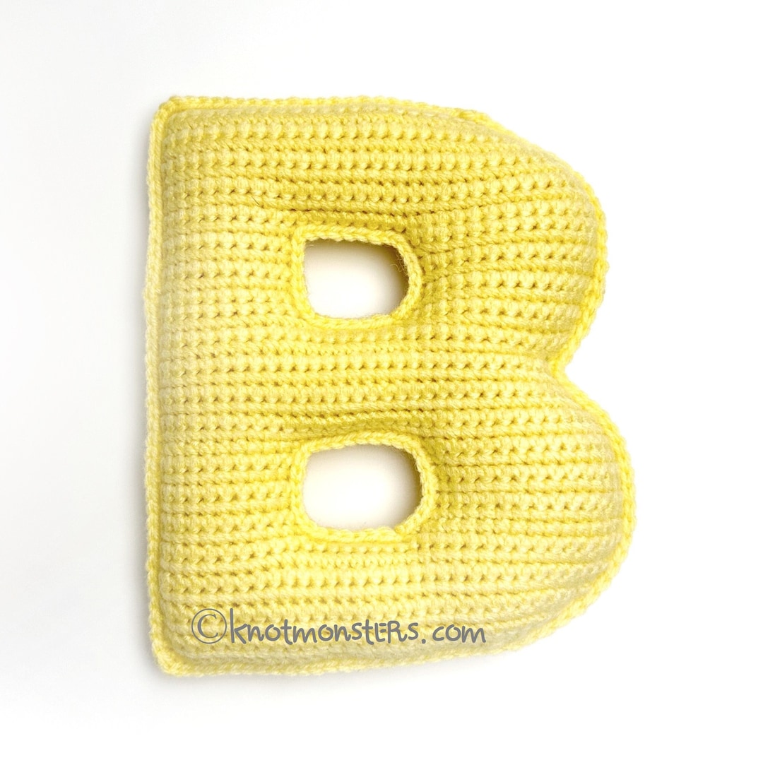 Letter B Crochet PATTERN ONLY! PDF Download Amigurumi Instructions ...