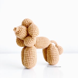 Lion Balloon Animal Crochet PATTERN ONLY Instant DOWNLOAD! Amigurumi, balloon animal crochet pattern