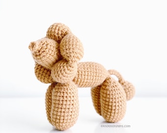 Lion Balloon Animal Crochet PATTERN ONLY Instant DOWNLOAD! Amigurumi, balloon animal crochet pattern