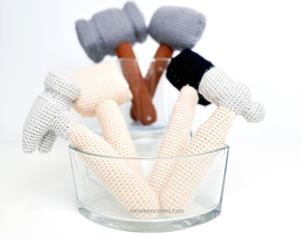 Hammer Crochet PATTERN ONLY! PDF download Beginner Easy Simple Basic How to Tutorial Tool Kit Set Blacksmith Ancient Boys