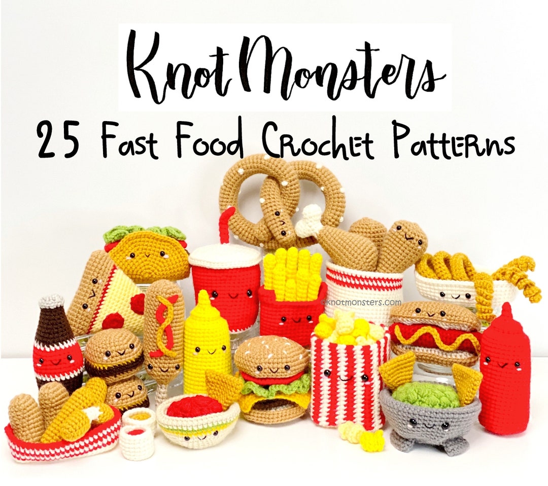 25 Fast Food Crochet Pattern Bundle EBOOK PDF Knotmonsters Amigurumi How to Beginner Easy Simple Bundle Cute Snacks Drinks Burger Fries - Etsy 25-fast-food-crochet-pattern-bundle-ebook-pdf-knotmonsters-amigurumi-how-to-beginner-easy-simple-bundle-cute-snacks-drinks-burger-fries-etsy