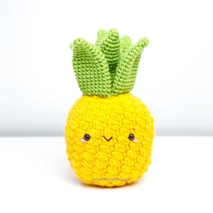 Pineapple Crochet Pattern! PATTERN ONLY! PDF download Amigurumi Beginner Easy Simple Basic How to Tutorial Kawaii Cute Fruit Fruits