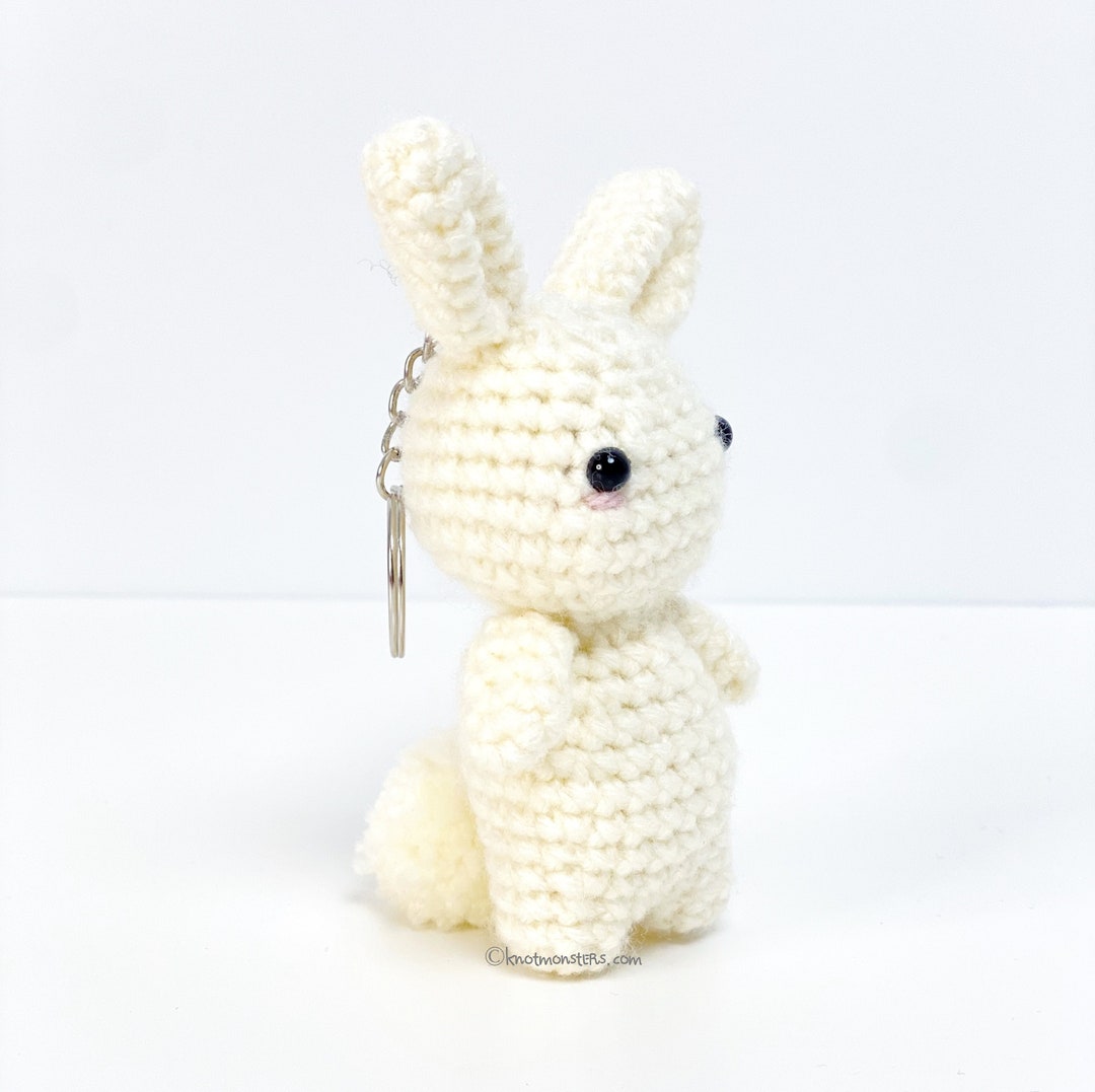 Bunny Keychain Crochet Pattern PATTERN ONLY PDF Download Amigurumi
