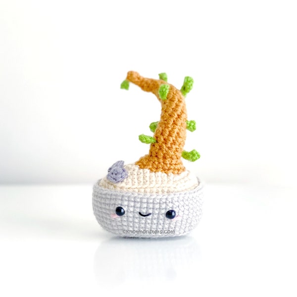 Bonsai Tree Plant Crochet Pattern! PATTERN ONLY Instant DOWNLOAD! Amigurumi Crochet Patterns Beginner Easy Simple Basic Asian Cute Kawaii