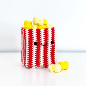 Film Popcorn Häkelanleitung! NUR MUSTER! PDF download Amigurumi Anfänger Easy Basic Simple Kawaii How to Tutorial Cute Fast Food Snack