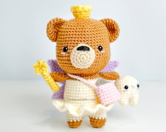 Tooth Fairy Teddybär Häkelanleitung! NUR MUSTER! PDF download Amigurumi Anfänger Einfach Einfach