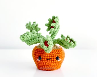 Venus Fly Trap Crochet Pattern! PATTERN ONLY Instant DOWNLOAD! Amigurumi Crochet Patterns Beginner Easy Simple Basic Tree Succulent Pot