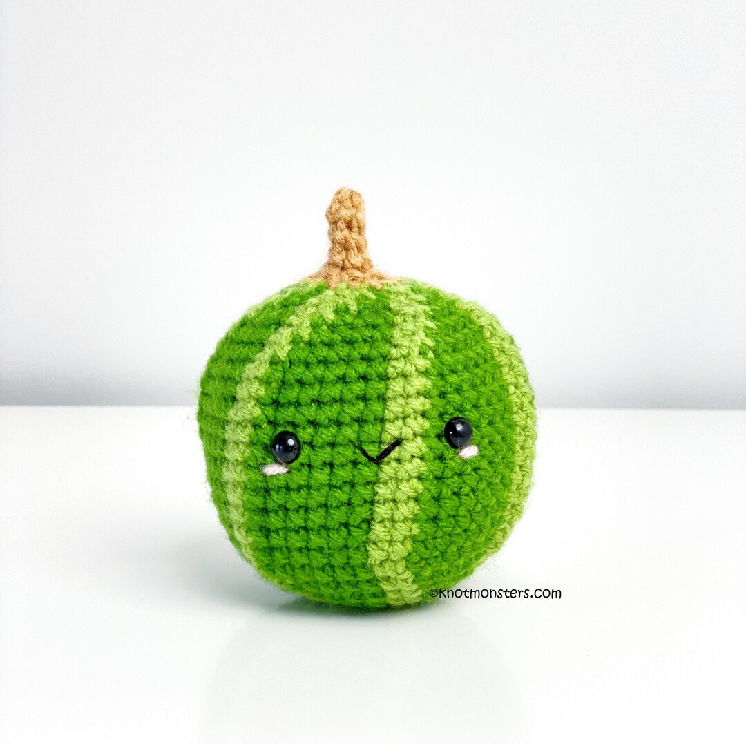 Mini Watermelon Crochet Pattern! PATTERN ONLY! PDF Download Amigurumi ...