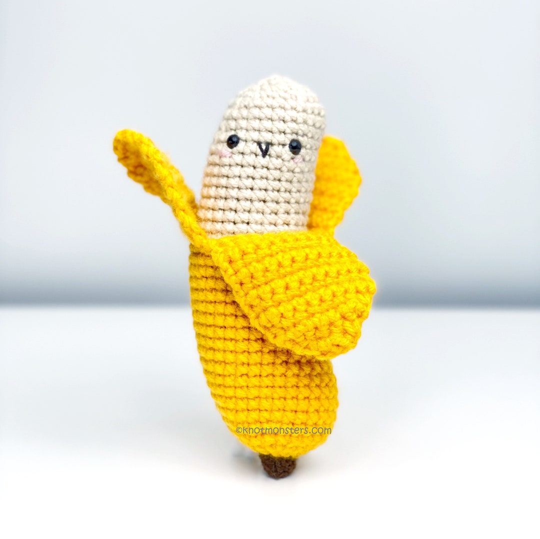 Banana Crochet Pattern PATTERN ONLY PDF Download Amigurumi Beginner
