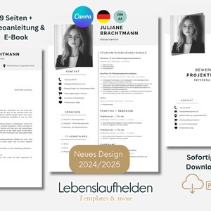 Puede incluir: Una plantilla de currículum en blanco y negro con el texto "Lebenslaufhelden Templates & more" y "Neues Design 2024/2025". La plantilla está diseñada para un solicitante de empleo para mostrar sus habilidades y experiencia.